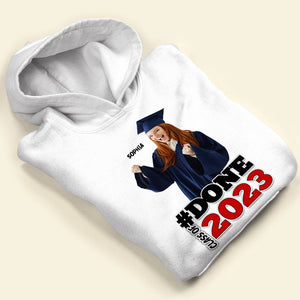 Custom Photo Graduation Shirt, Senior 2023, Personalized Name Graduation Shirt, 02OHPO021223 - Shirts - GoDuckee