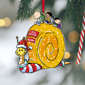 Best Bus Driver Christmas, Personalized Ornament, Chritsmas Gifts For Bus Drivers, 04QHPO111023 - Ornament - GoDuckee