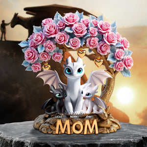 Personalized Gifts For Mom Dragon Plaque 03tgtn190425 - Shaped Plaques - GoDuckee