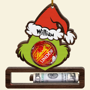 Money Holder- Personalized Wood Ornament- Gift For Family- PW17-ORNM-WOOD-03naqn271123 - Ornament - GoDuckee