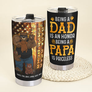 Dad Bear-TZ-TCTT-13acqn170523 Personalized Tumbler - Tumbler Cup - GoDuckee
