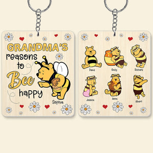 Personalized Gifts For Grandma Keychain Grandma's Reasons 061htqn260224 - Keychains - GoDuckee