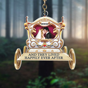 And They Lived Happily Ever After-Personalized Keychain- Couple Gift-PW-KCH-01qhpu201223pa - Keychains - GoDuckee