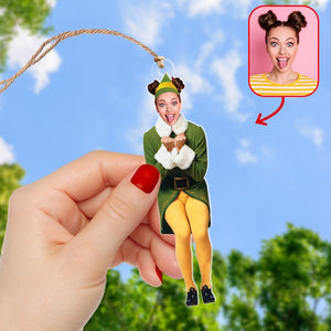 Gift For Family, Funny Christmas Ornament, Custom Photo 03NAQN111123 Ornament, Christmas Gifts - Ornament - GoDuckee