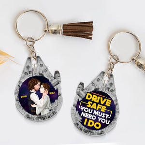 Personalized Gifts For Couple Keychain Drive Safe 05qhqn150224pa - Keychains - GoDuckee