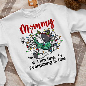 Everything Is Fine-Personalized Sweatshirt-02httn281023 - Shirts - GoDuckee