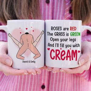 Personalized Gifts For Couple Coffee Mug I'll Fill You With Cream - Coffee Mugs - GoDuckee