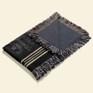 The Reader, Personalized Woven Blanket, Halloween Gifts For Book Lovers, 01HUPO230923 - Blanket - GoDuckee