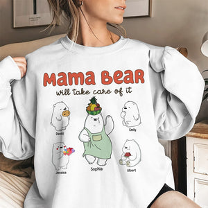 Personalized Gifts For Mom Shirt Mama Bear - 2D Shirts - GoDuckee