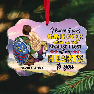 I Lost All My Heart For You, Personalized 02NATN061123HH Couple Ornament, Christmas Gifts - Ornament - GoDuckee