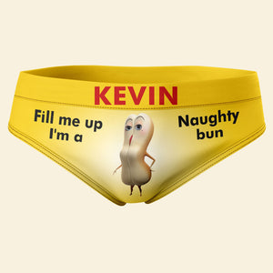 Personalized Gifts For Couple Women's Briefs Fill Me Up 03qhqn200124 - Boxers & Briefs - GoDuckee