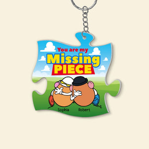 You Are My Missing Piece-PW-KCH-05qhqn260623 Personalized Keychain - Keychains - GoDuckee