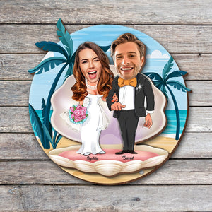 Couple-Personalized Wooden Art-Gift For Couples- Wedding Gift- Couple Wooden Art - Wood Sign - GoDuckee