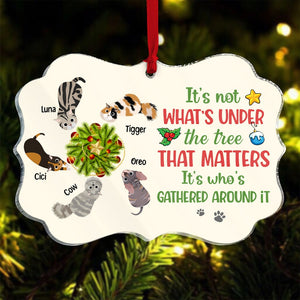 That Matters It's Who's Gathered Around It Medallion Acrylic Ornament 04PGTN210823 - Ornament - GoDuckee