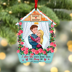 I Love You Even More Than You Annoy Me-Personalized Ornament - Gift For Him/ Gift For Her- Couple Ornament - Ornament - GoDuckee