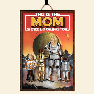 Personalized Gifts For Mom Wood Sign We're Looking For 03htqn220224dahhhg - Wood Signs - GoDuckee