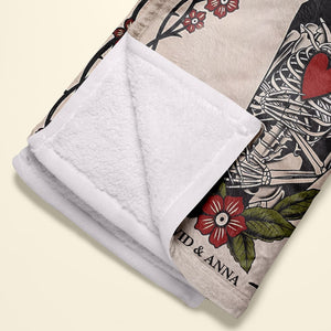 Personalized Gifts For Couple Blanket Forever My Love - Blankets - GoDuckee