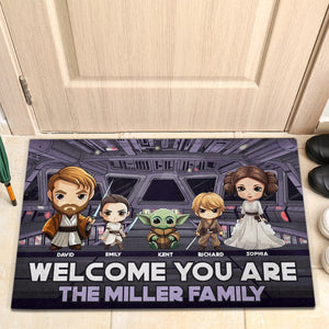 Welcome You Are- Personalized Door Mat- Gift For Family- GO1DOR-02naqn061223 - Doormat - GoDuckee