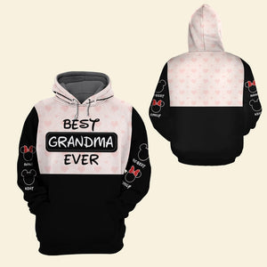 Best Grandma Ever - Personalized 3D AOP Shirt 3DAP-02qhqn180923 - AOP Products - GoDuckee