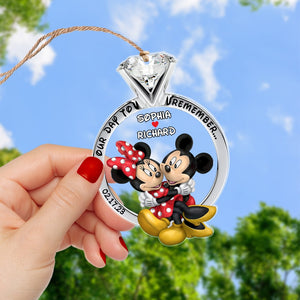 Our Day To Remember-Personalized Acrylic Ornament-Gift For Christmas-Couple Gift-PW17-AONMT- 04qhqn241023 - Ornament - GoDuckee