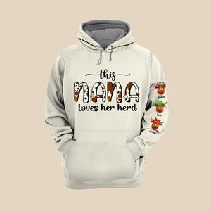 This Nana Loves Her Herd Personalized 3D Shirt 01NATN210823 - AOP Products - GoDuckee