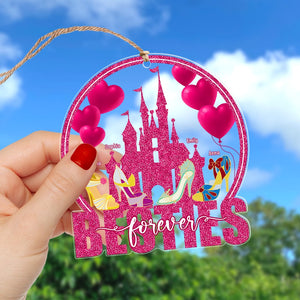 Besties-Personalized Acrylic Custom Shape Ornament-Gift For Friends- Christmas Gift-02qhqn211023qn - Ornament - GoDuckee