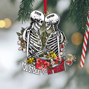 Couple, You Stole My Heart, Personalized Ornament, Christmas Gifts For Couple, 04OHPO161023 - Ornament - GoDuckee