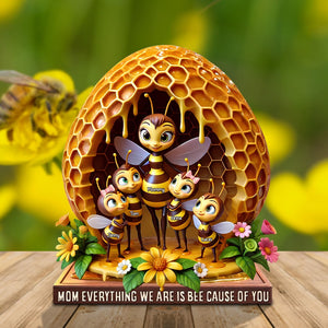 Personalized Gifts For Bee Mom Plaque 03tgtn270325 - Shaped Plaques - GoDuckee