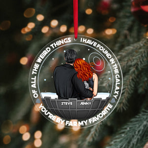 Couple, You Are By Far My Favorite, Personalized Ornament, Christmas Gifts For Couple, 02HUPO160923HH - Ornament - GoDuckee