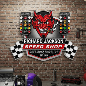 Drag Racing Metal Sign - Personalized Gifts For Racing Lovers 06natn300625 - Metal Signs - GoDuckee