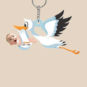Custom Photo Gifts For Mom Keychain Mommy Here I Come - Keychains - GoDuckee