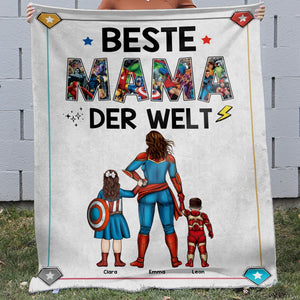 Personalisierte Decke Bester Papa Der Welt Vatertagsgeschenke 011qhqn041223tm-decke2 - Blanket - GoDuckee