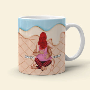 The Couple, I'll Stop the World and Melt with You, Personalized Mug, Christmas Gifts For Couple - Coffee Mug - GoDuckee