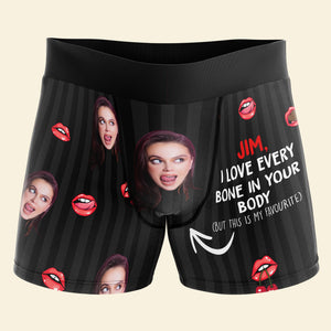This Is My Favourite-Custom Photo Boxer Briefs For Couples- Funny Couple Boxer- Couple Gift - Boxer Briefs - GoDuckee