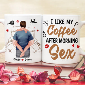 Personalized Gifts For Couple Coffee Mug I Like My Coffee Valentine's Gifts - Coffee Mugs - GoDuckee