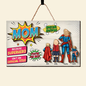 Personalized Gifts For Mom Wood Sign You're The Best 06toqn160224pa - Wood Signs - GoDuckee