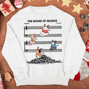 Cats, Cat Funny Music Notes, Personalized Shirt, Christmas Gifts For Cat Lovers, 01ACQN211023EEA - Shirts - GoDuckee