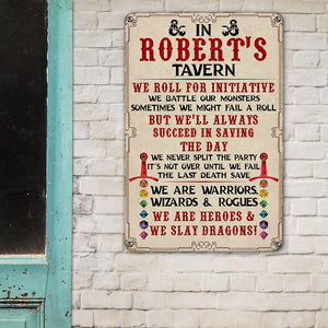 We'll Always Succeed In Saving The Day-Personalized Metal Wall Art-Gifts For Game Lovers- PW-PMTS- 04naqqn080723 - Metal Wall Art - GoDuckee