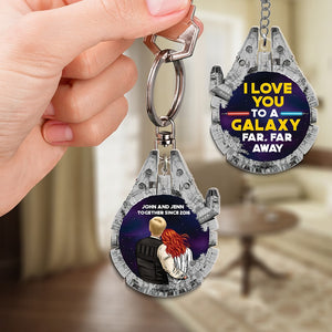 I Love You- Personalized Keychain PW-KCH-Gift For Galaxy Couple- 07qhqn151223hh - Keychains - GoDuckee