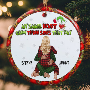 Couple, My Small Heart, Personalized Ornament, Christmas Gifts For Couple, 04OHPO131023HH - Ornament - GoDuckee