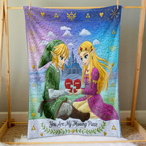 Adventure Couple Blanket Personalized Gifts For Couple 02natn200625 - Blanket - GoDuckee