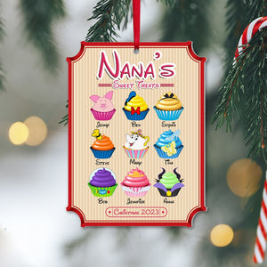Grandma, Nana's Sweet Treats, Personalized Ornament, Christmas Gifts For Grandma, 03OHPO251023 - Ornament - GoDuckee