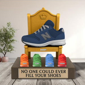 Sneaker Dad Plaque - Personalized Gifts For Dad 02natn060525 - Shaped Plaques - GoDuckee