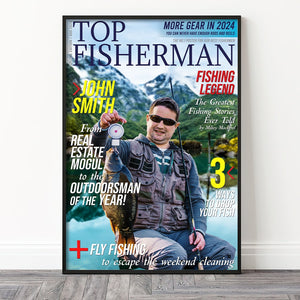 Custom Fishing Photo Canvas, Best Gifts For Fisherman, Fishing Gifts For Men, 03NAPO141223 - Poster & Canvas - GoDuckee