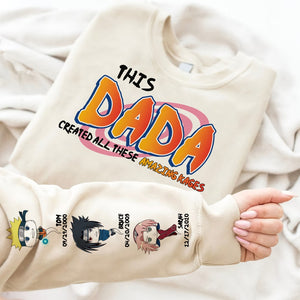 Father, Dada Created AlTthese Amazing, Personalized 3D AOP Shirt, Christmas Gifts For Dad, 05TOPO180923 - AOP Products - GoDuckee