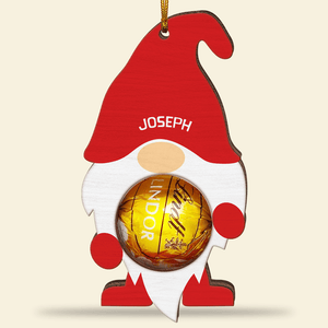 Kids Christmas Chocolate Holder-Personalized Wood Ornament- Gift For Kids- Christmas Ornament - Ornament - GoDuckee