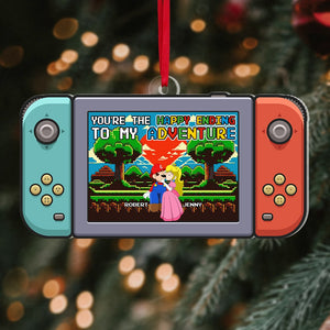 Couple, Happy Ending, Personalized Ornament, Chritsmas Gifts For Couple, 05TOPO260923 - Ornament - GoDuckee