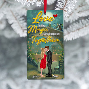 Couple, Keeps Us Together, Personalized Ornament, Chritsmas Gifts For Couple, 01OHPO111023PA - Ornament - GoDuckee