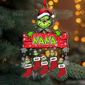 Grandma, Christmas Gifts For Grandma, Personalized Ornament, Christmas Tree Ornaments, 01OHPO161123 - Ornament - GoDuckee