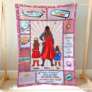 Mother, Best Mom Ever, Personalized Blanket, Gift For Mom, 03DNPO080423TM - Blanket - GoDuckee